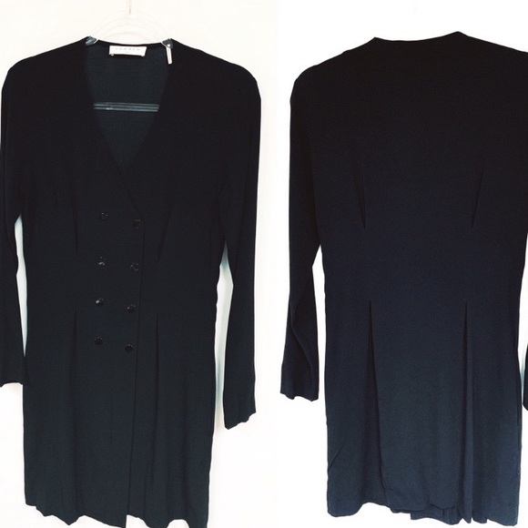 SANDRO Tribeca Double-breasted Dress black size 2 - Picture 5 of 8